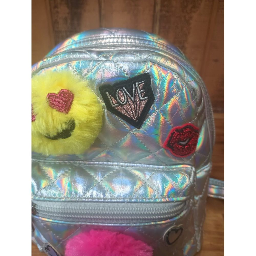 Small Silver Fun & Unique Backpack by PLACE - Picture 2 of 11